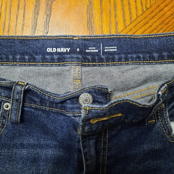 Mid-Rise Wow Boyfriend Straight Jeans US 6 - Picture 3 of 4